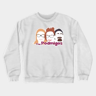 Pink Podmigo Design Crewneck Sweatshirt